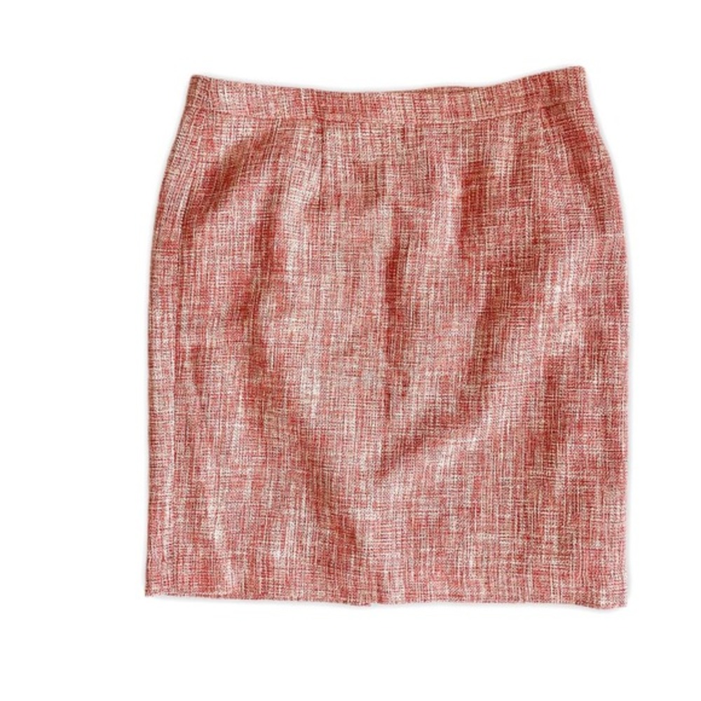 Vintage Pendleton PETITE Pink Tweed Skirt Size 16P
